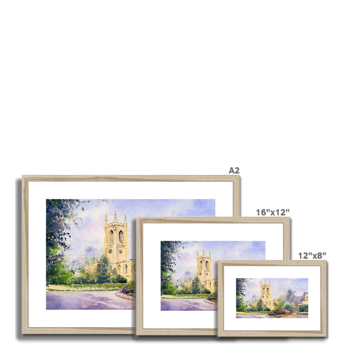 St Mary's Church Orlingbury Framed & Mounted Print