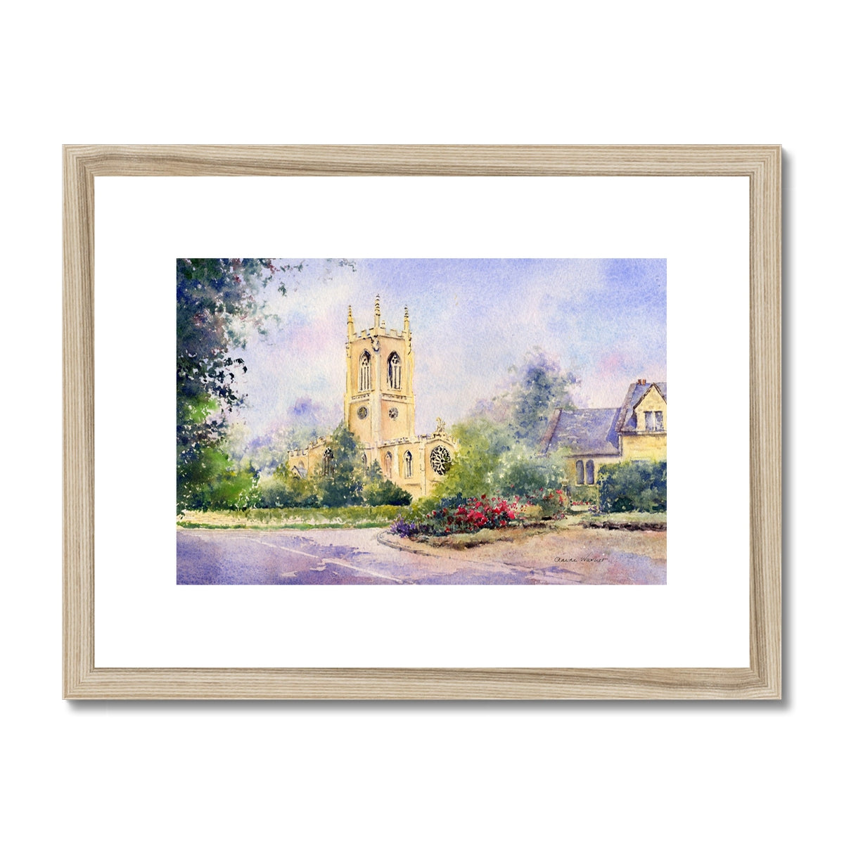 St Mary's Church Orlingbury Framed & Mounted Print