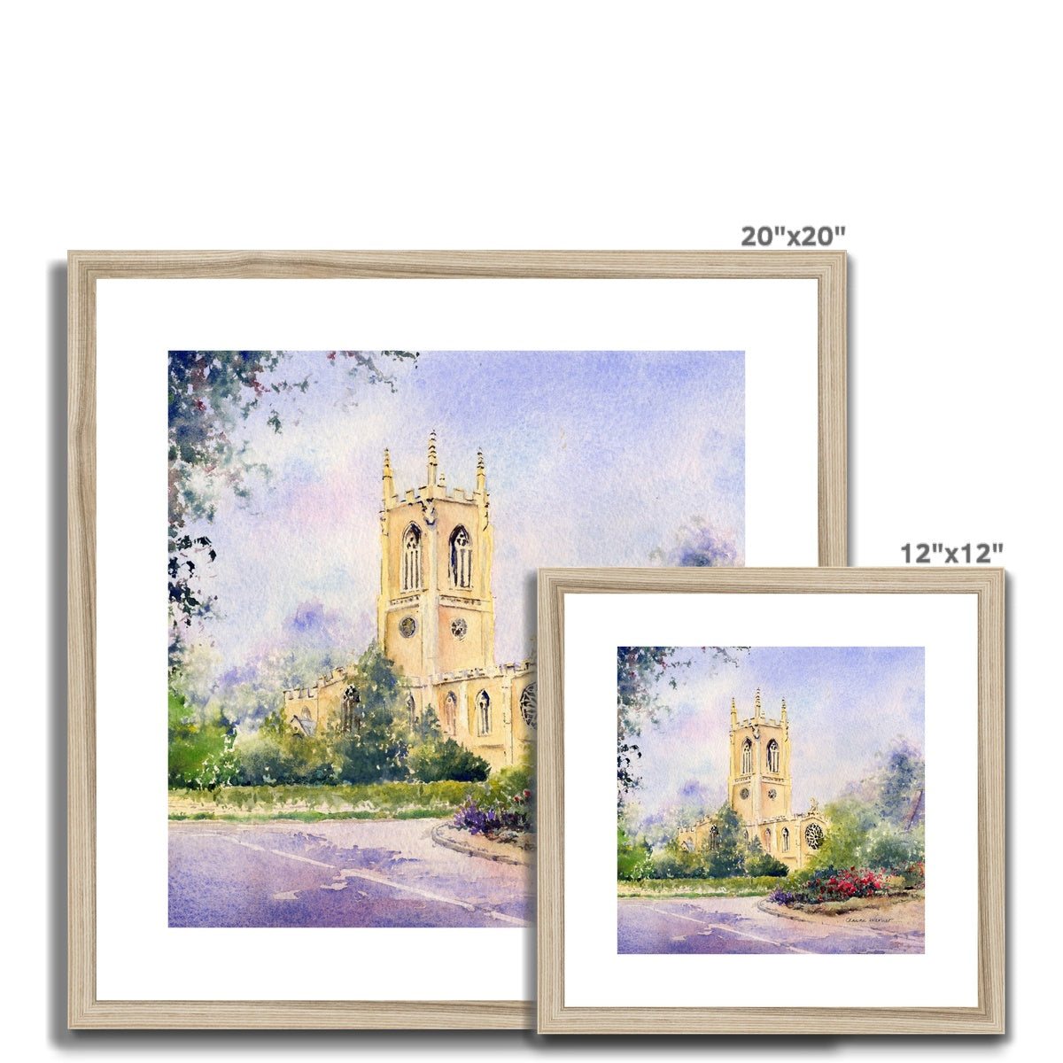 St Mary's Church Orlingbury Framed & Mounted Print
