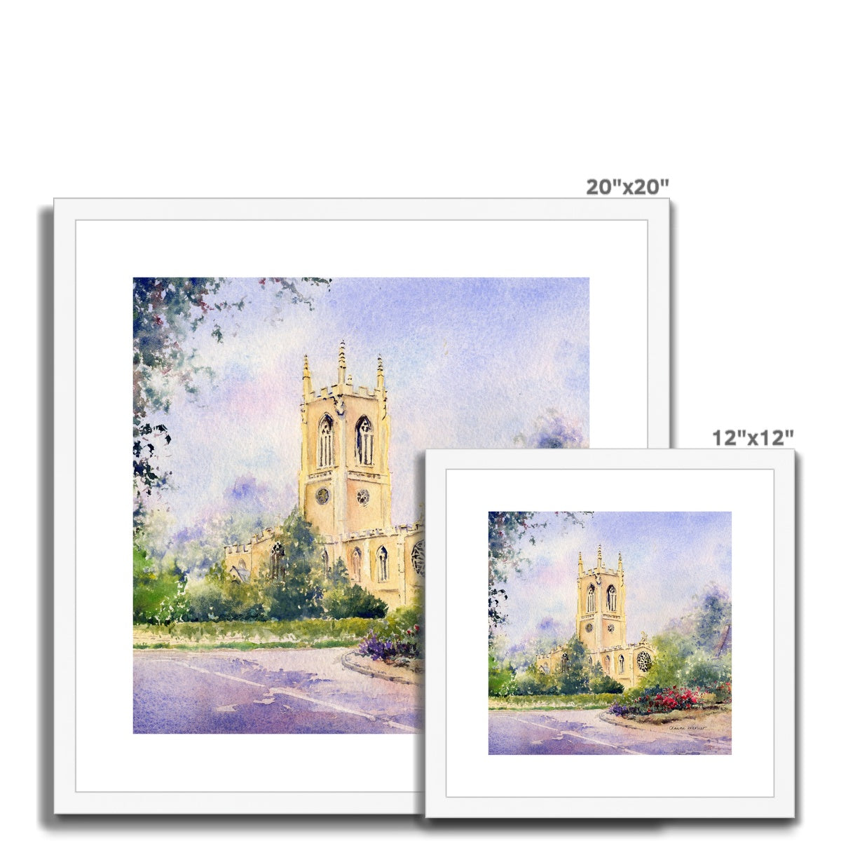St Mary's Church Orlingbury Framed & Mounted Print