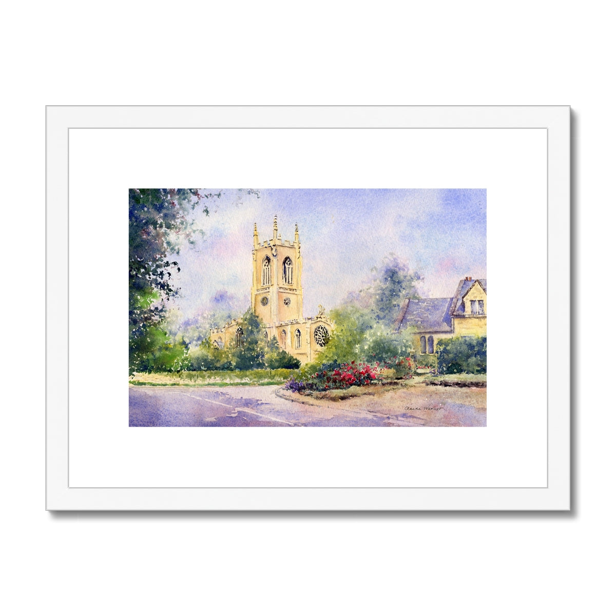 St Mary's Church Orlingbury Framed & Mounted Print