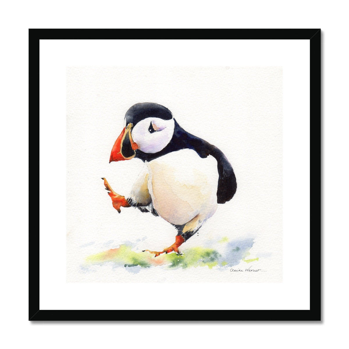 Puffin Too Framed & Mounted Print