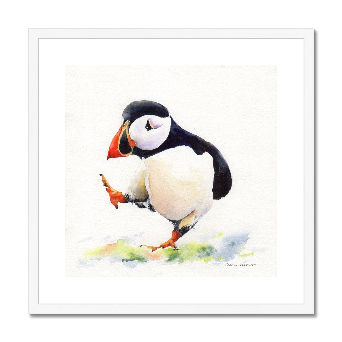 Puffin Too Framed & Mounted Print