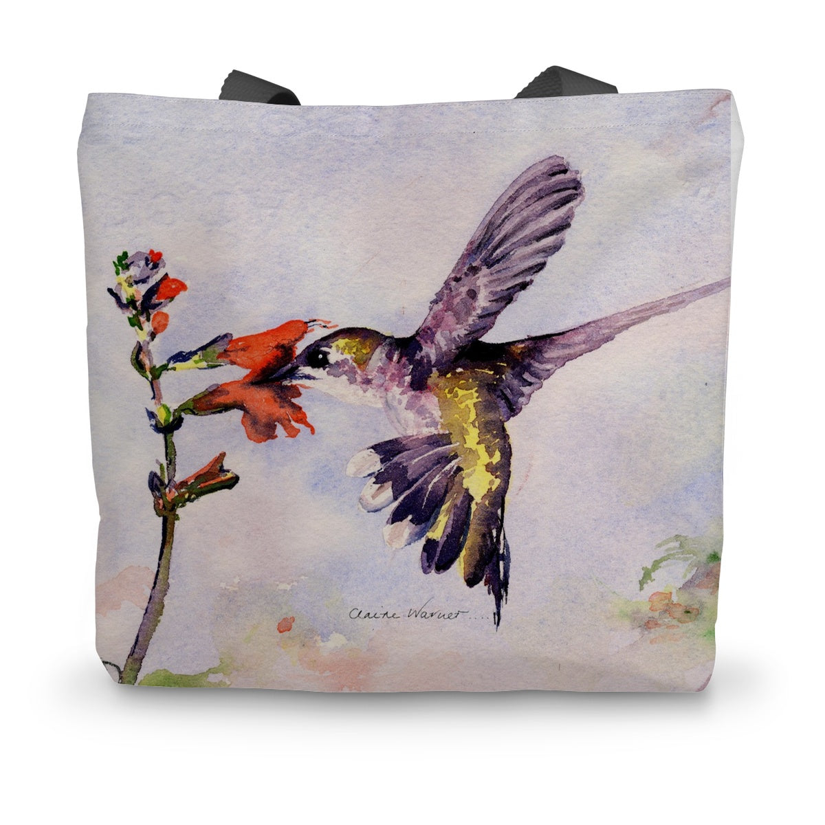 Hummingbird Canvas Tote Bag