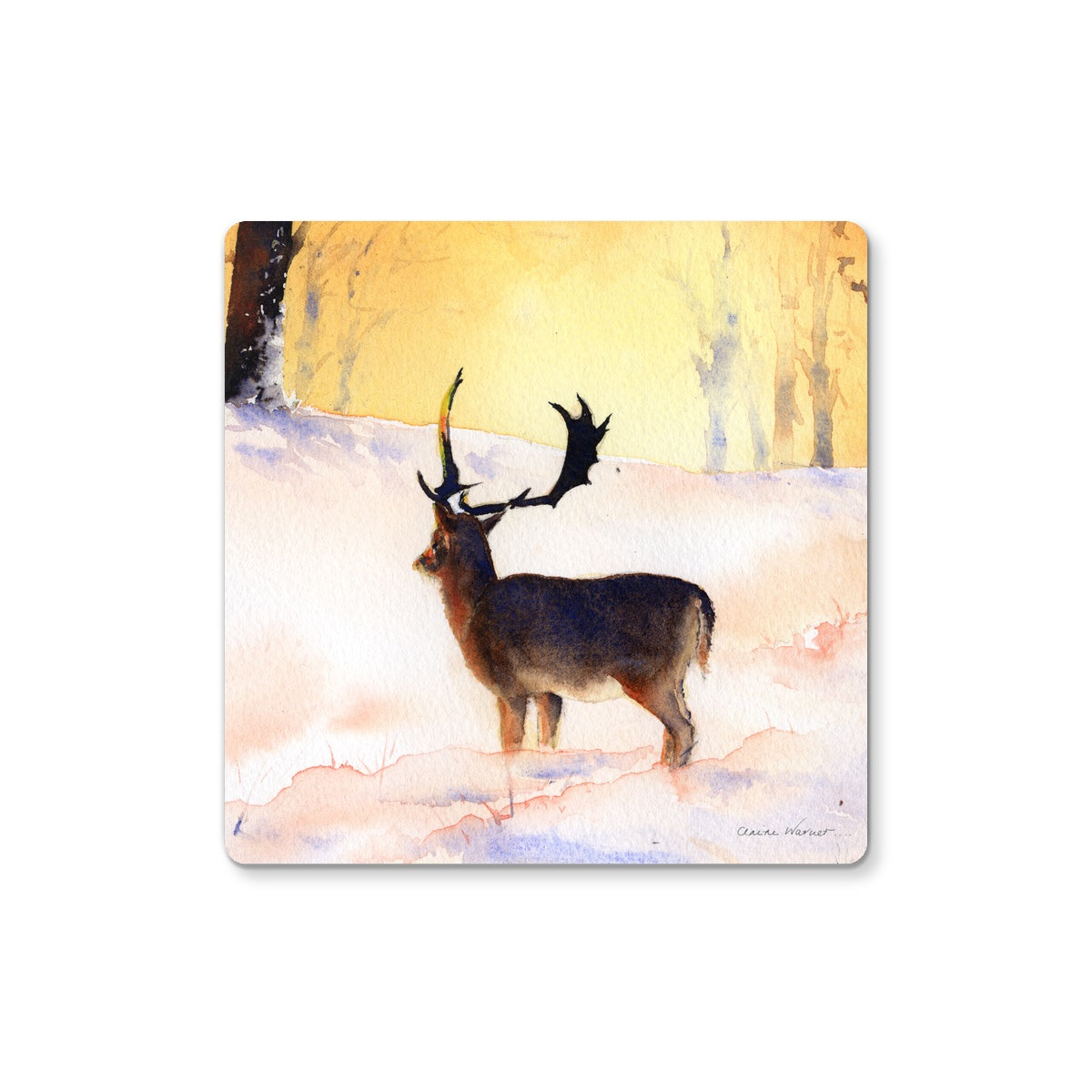 Stag Coaster