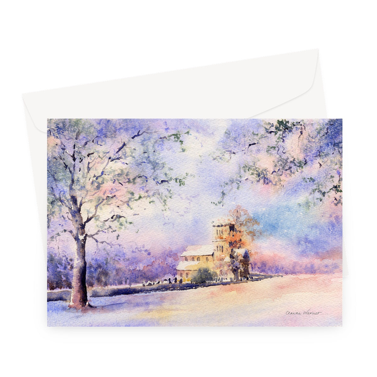 Christmas Church Greeting Card