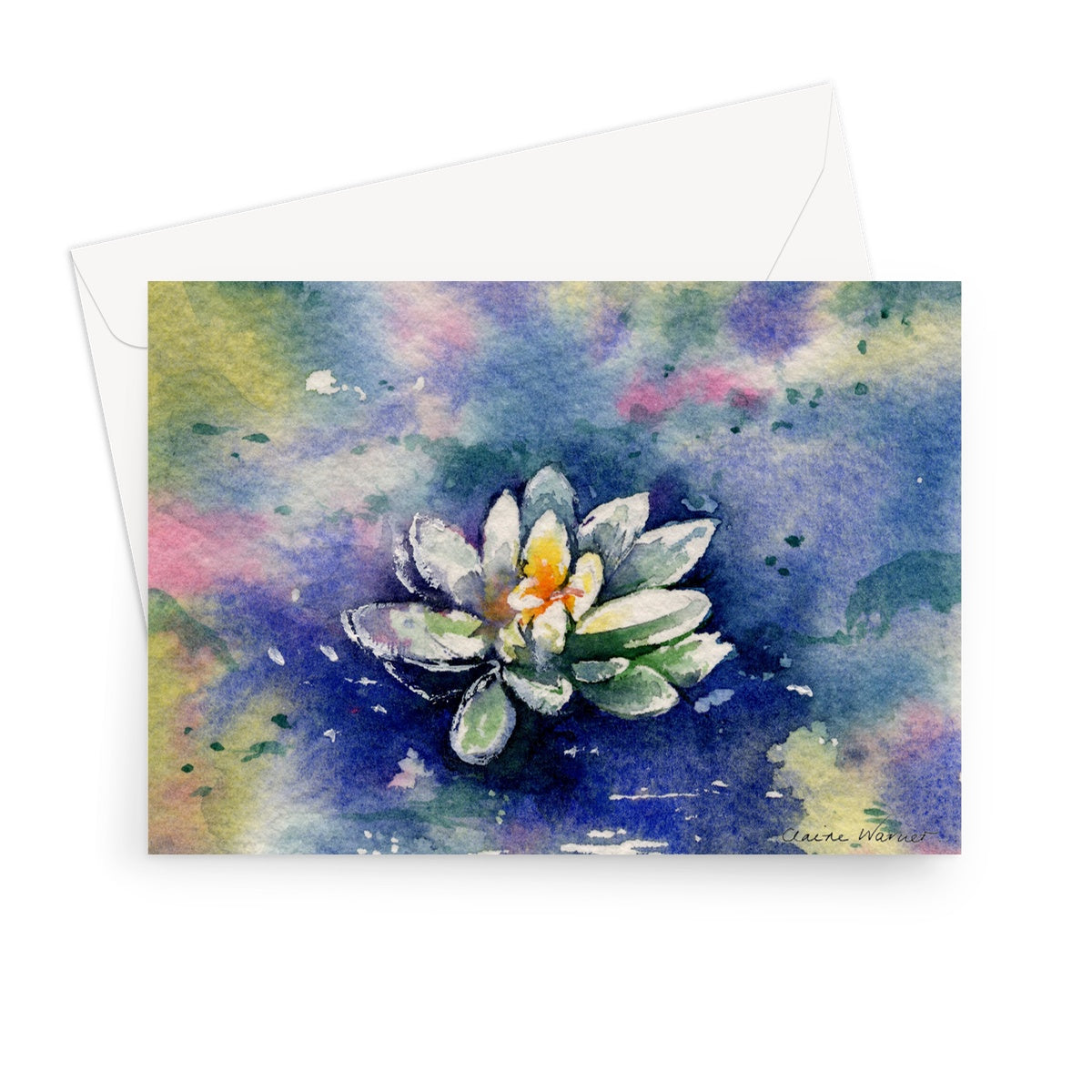Water Lily Greeting Card