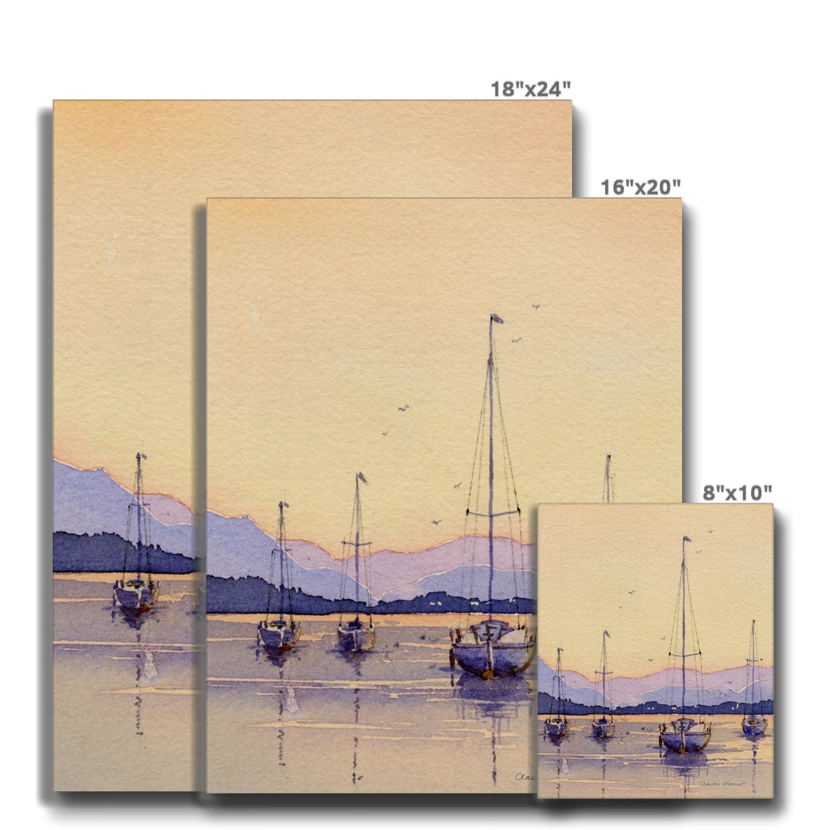 Boats at Rest Canvas