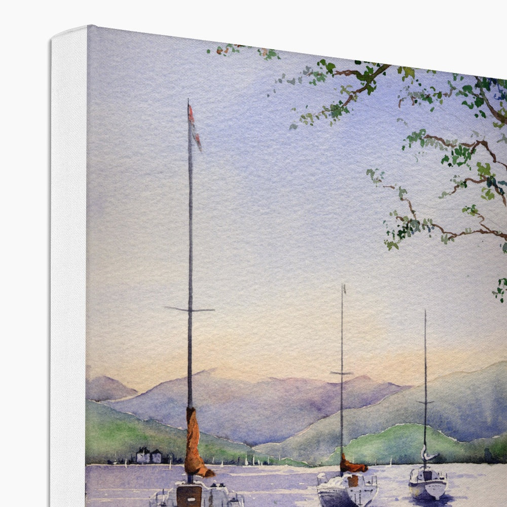Boats at Ullswater Canvas