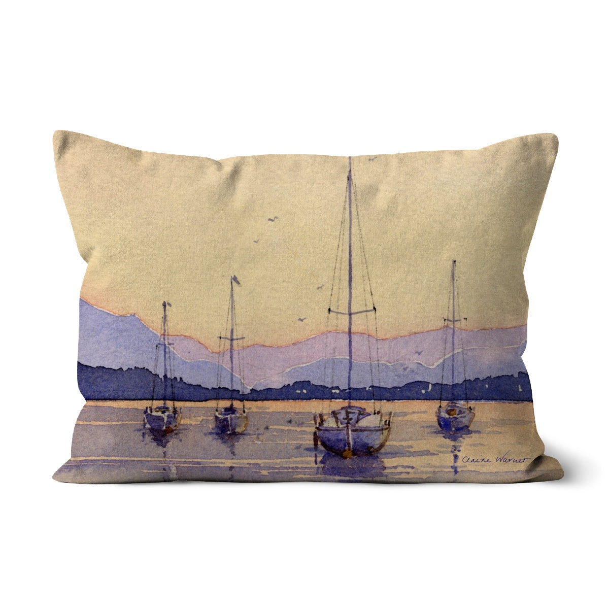 Boats at Rest Cushion