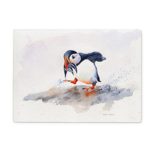 Puffin Glass Chopping Board