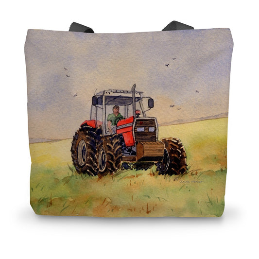 Tractor Canvas Tote Bag