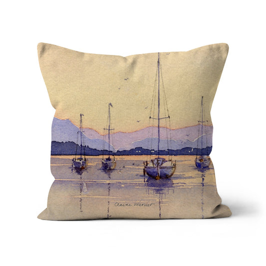 Boats at Rest Cushion
