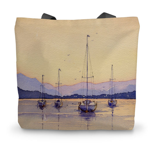 Boats at Rest Canvas Tote Bag