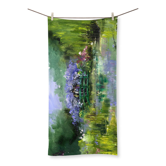 Monet's Garden Towel
