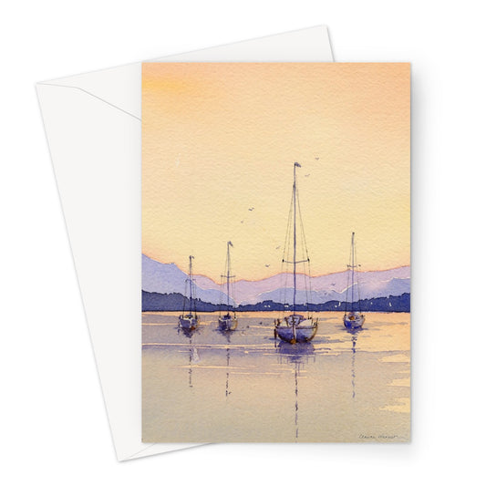 Boats at Rest Greeting Card