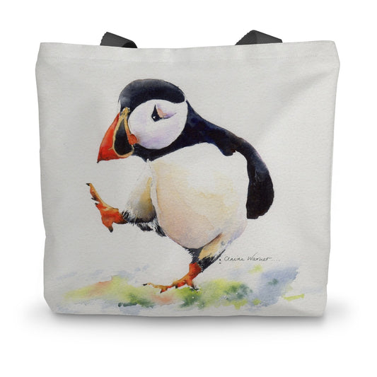 Puffin Too Canvas Tote Bag