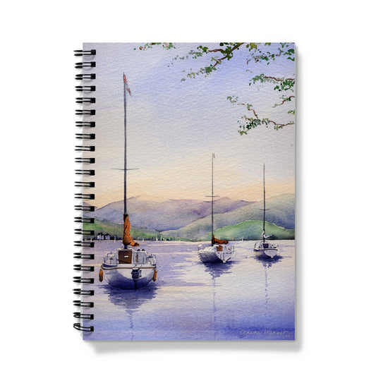 Boats at Ullswater  Notebook