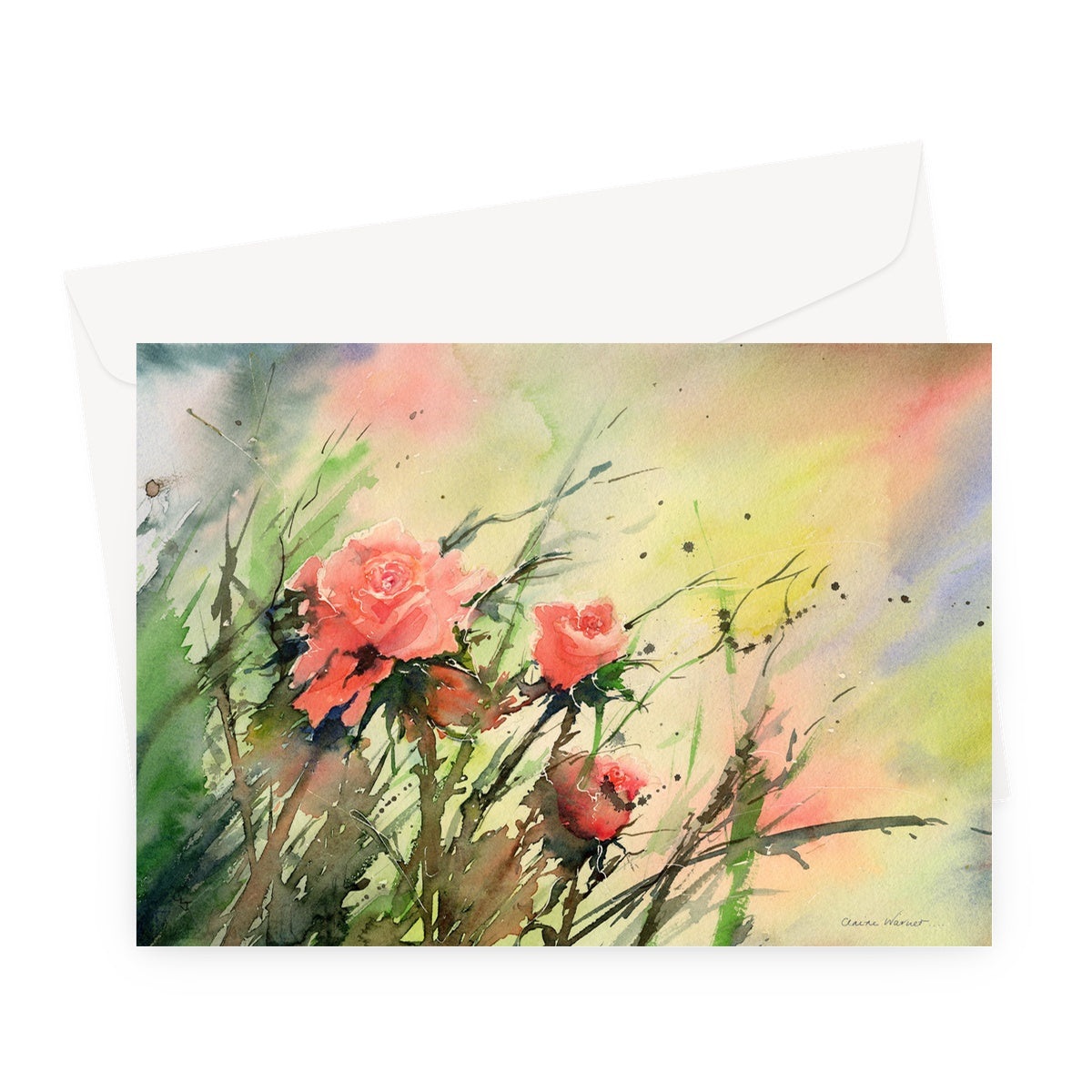 Roses Greeting Card