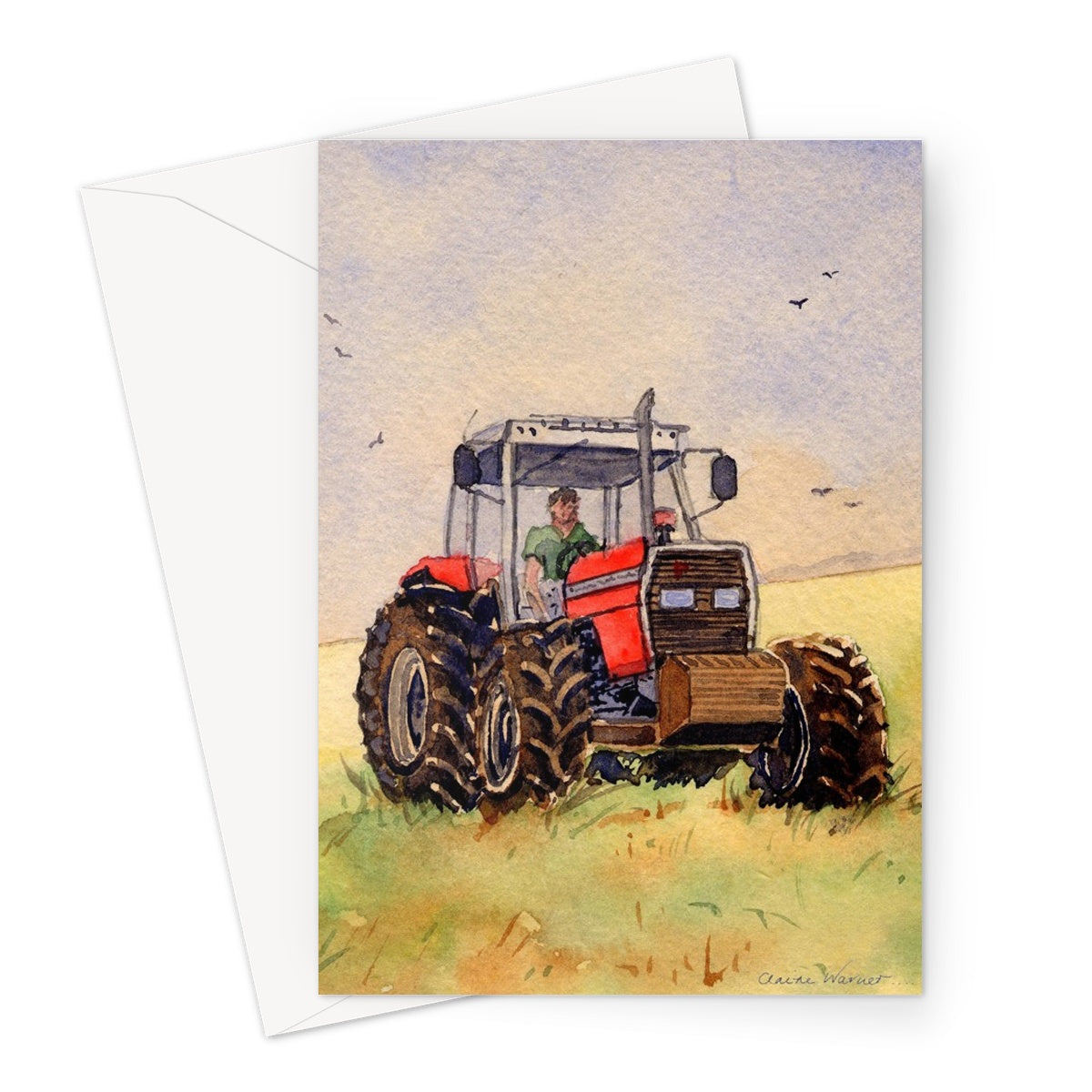 Tractor Greeting Card