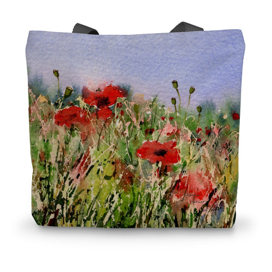 Poppies Canvas Tote Bag
