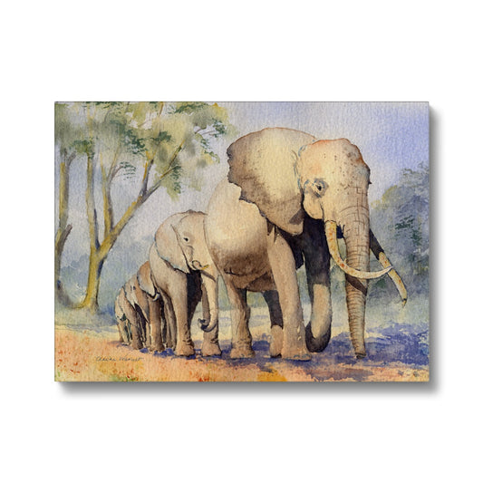 Elephants Canvas